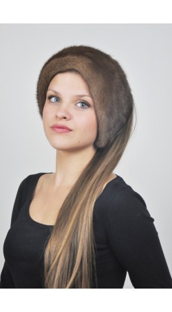 Mink fur headband